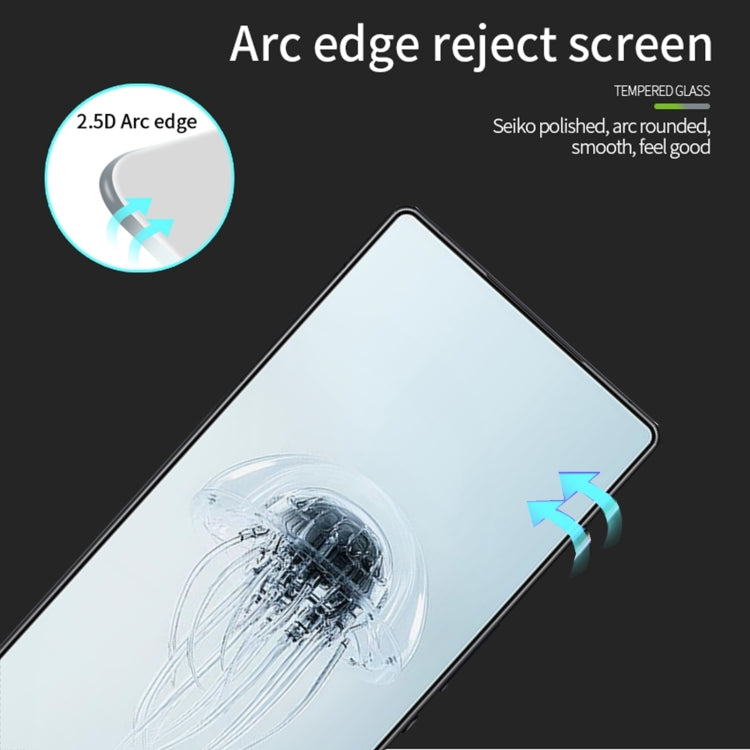 For ZTE nubia REDMAGIC 10 Pro PINWUYO 9H 2.5D Full Screen Tempered Glass Film(Black)