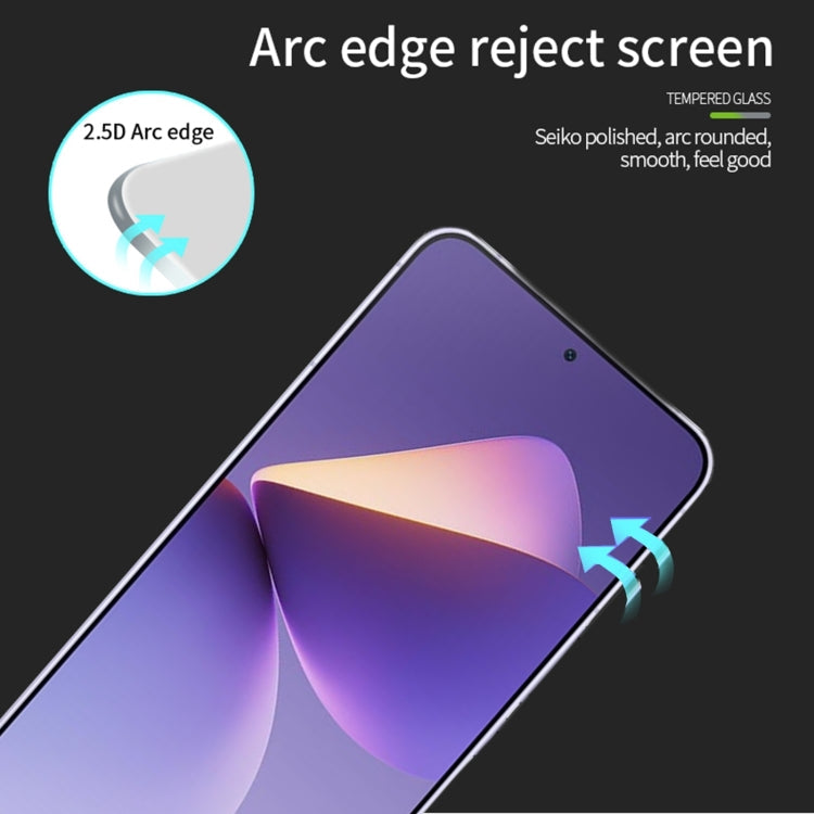 For Meizu 21 MOFI 9H 2.5D Full Screen Tempered Glass Film(Black)