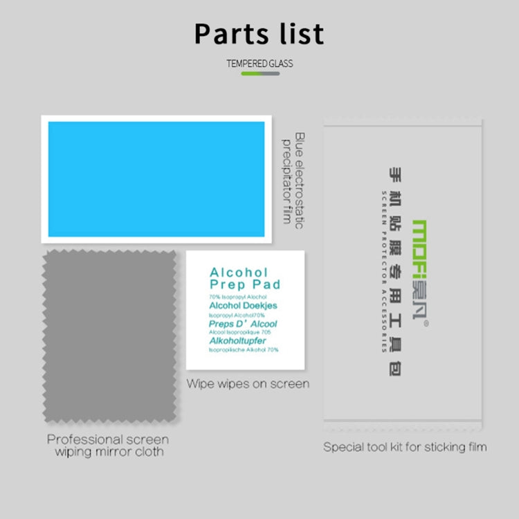 For Meizu 21 MOFI 9H 2.5D Full Screen Tempered Glass Film(Black)