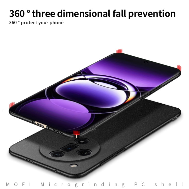 For OPPO Find X7 Ultra MOFI Fandun Series Frosted PC Ultra-thin All-inclusive Phone Case(Red)