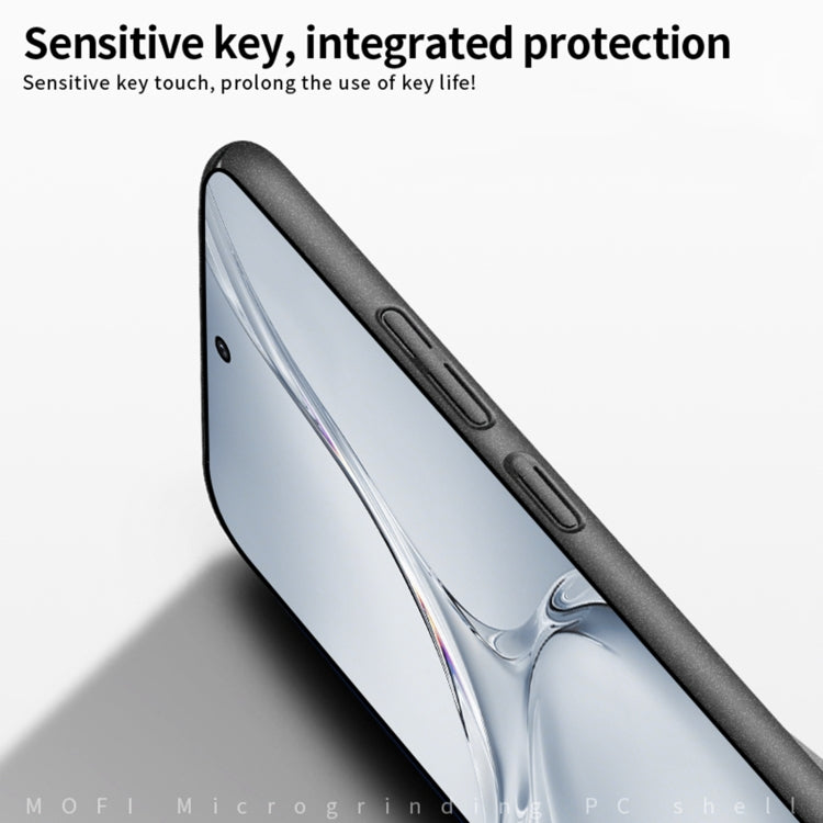 For OPPO K12 / OnePlus Nord CE4 MOFI Fandun Series Frosted PC Ultra-thin All-inclusive Phone Case(Black)