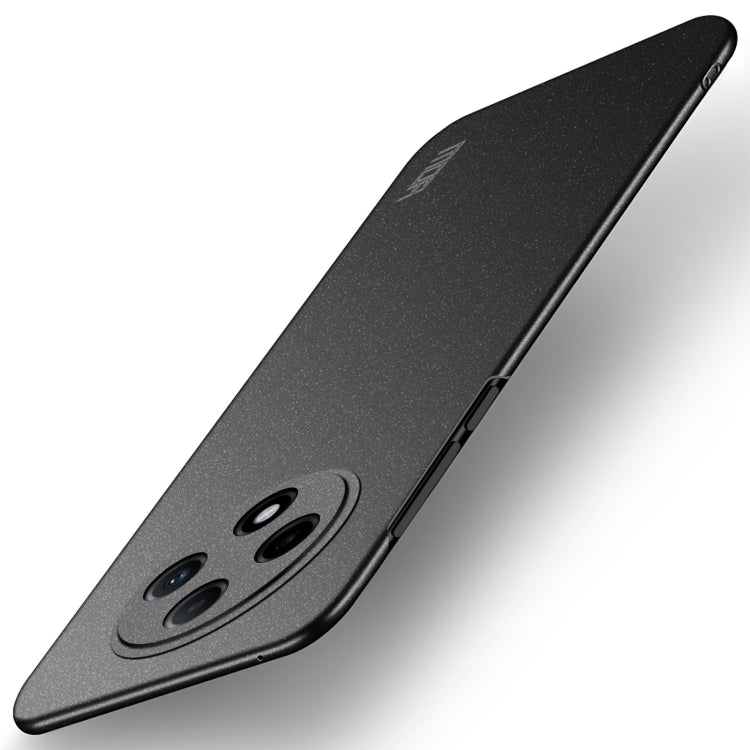 For OPPO A3 Pro MOFI Fandun Series Frosted PC Ultra-thin All-inclusive Phone Case(Black)