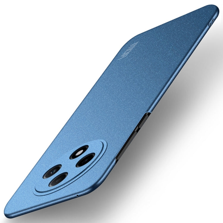 For OPPO A3 Pro MOFI Fandun Series Frosted PC Ultra-thin All-inclusive Phone Case(Blue)