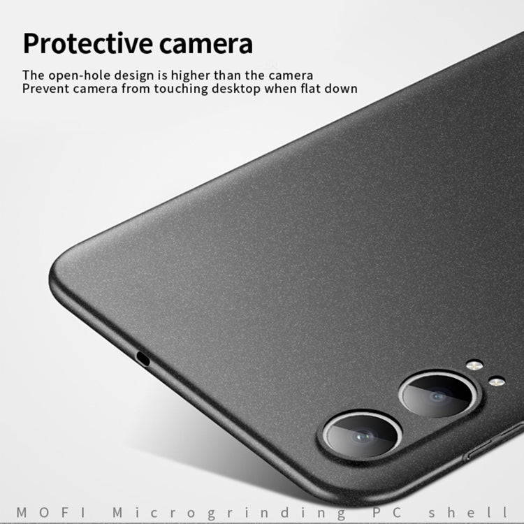 For OPPO K12x MOFI Fandun Series Frosted PC Ultra-thin All-inclusive Phone Case(Blue)