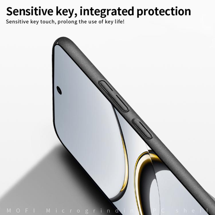 For OPPO Find X8 MOFI Fandun Series Frosted PC Ultra-thin All-inclusive Phone Case(Black)