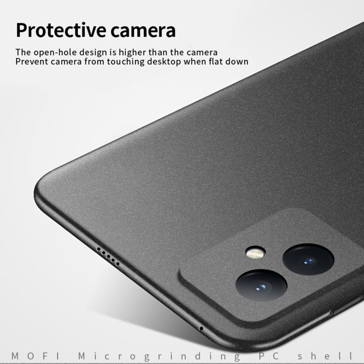 For Honor 100 MOFI Fandun Series Frosted PC Ultra-thin All-inclusive Phone Case(Black)