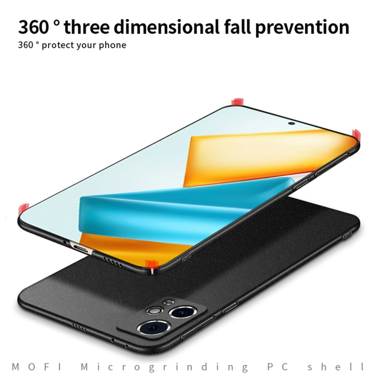 For Honor 90 GT MOFI Fandun Series Frosted PC Ultra-thin All-inclusive Phone Case(Red)