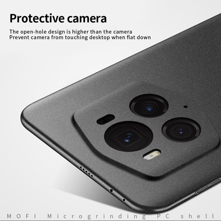 For Honor Magic6 RSR MOFI Fandun Series Frosted PC Ultra-thin All-inclusive Phone Case(Gray)