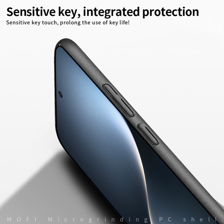 For Honor Magic7 MOFI Fandun Series Frosted PC Ultra-thin All-inclusive Phone Case(Black)