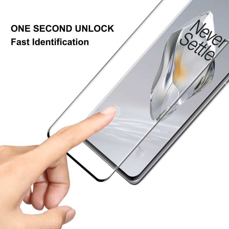 For OnePlus 12 ENKAY Hat-Prince 3D Hot Bending Side Glue Tempered Glass Full Film
