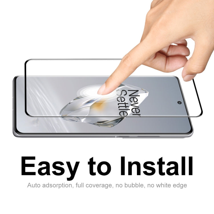 For OnePlus 12 ENKAY Hat-Prince 3D Hot Bending Side Glue Tempered Glass Full Film