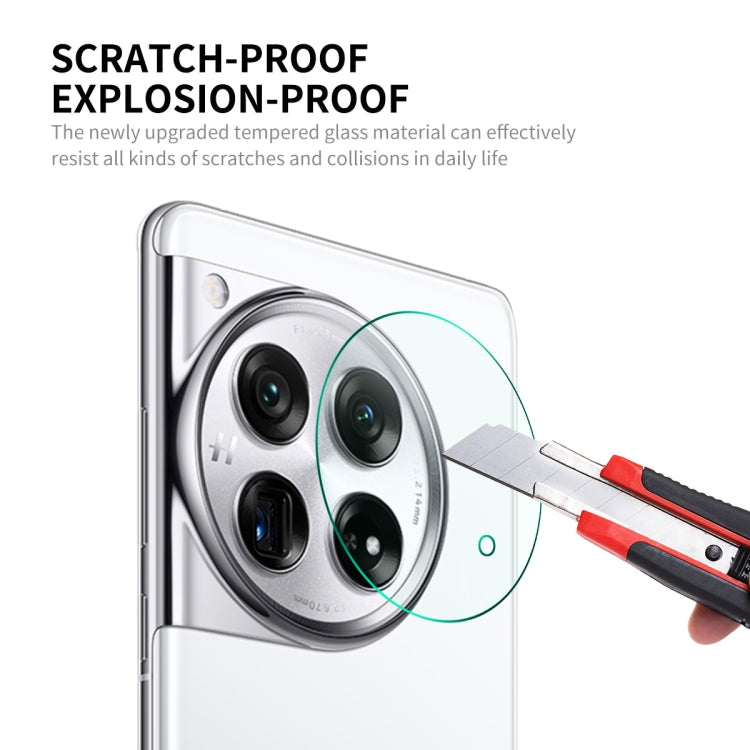 For OnePlus 12 ENKAY Hat-Prince  9H Rear Camera Lens Tempered Glass Film