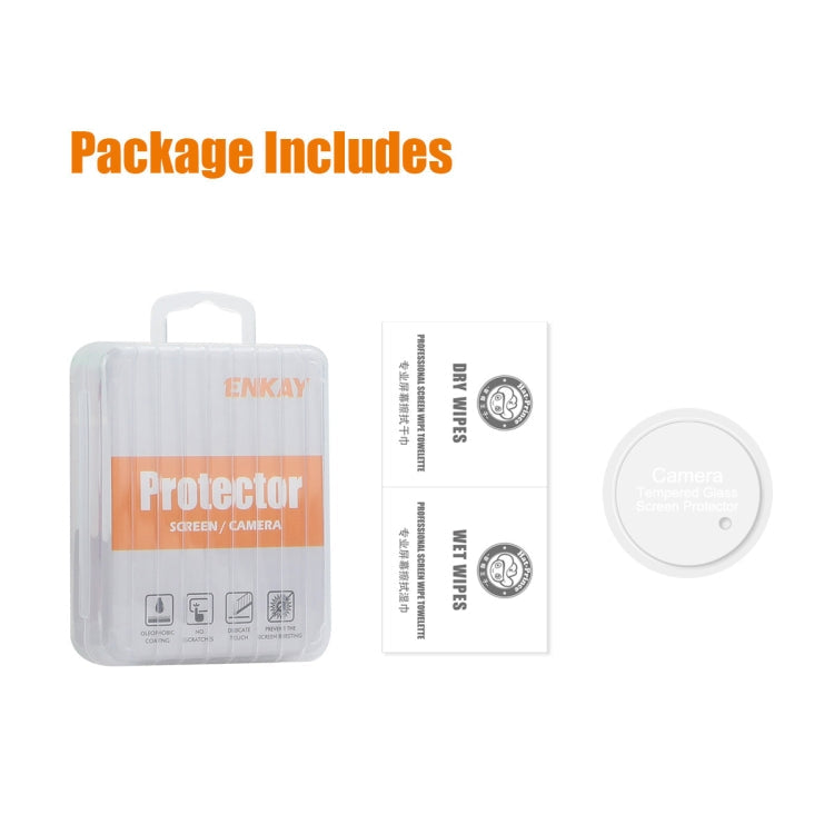 For OnePlus 12 ENKAY Hat-Prince  9H Rear Camera Lens Tempered Glass Film