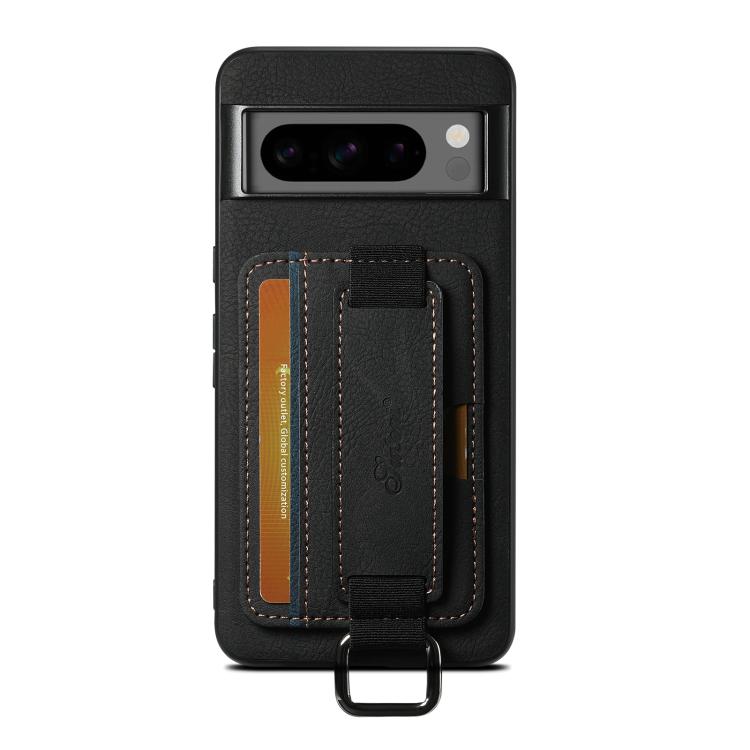 For Google Pixel 10 Pro XL Suteni H13 Litchi Leather Wrist Strap Wallet Back Phone Case(Black)