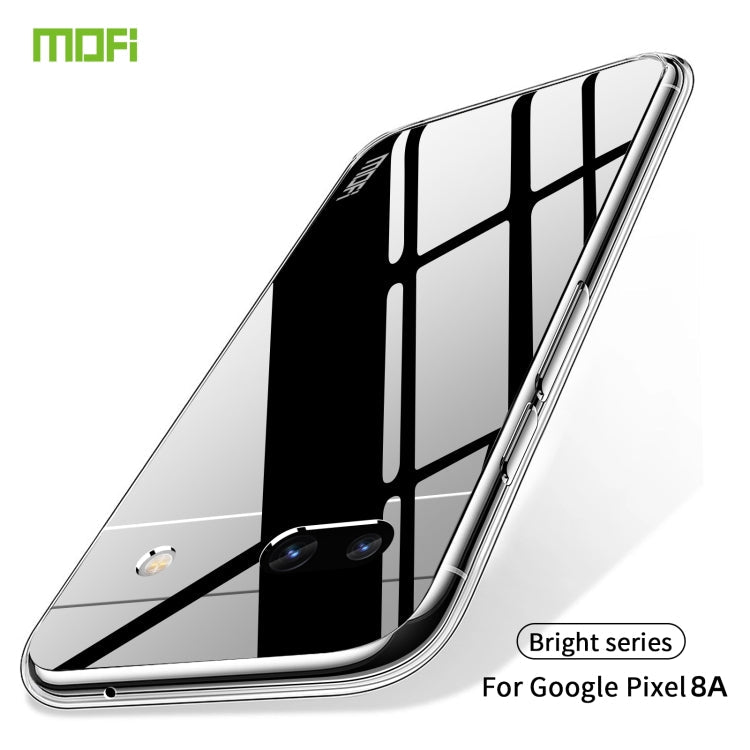 For Google Pixel 8a MOFI Ming Series Ultra-thin TPU Phone Case(Transparent)