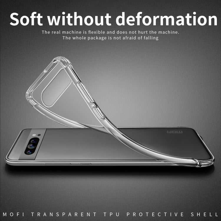 For Google Pixel 9 MOFI Ming Series Ultra-thin TPU Phone Case(Transparent)