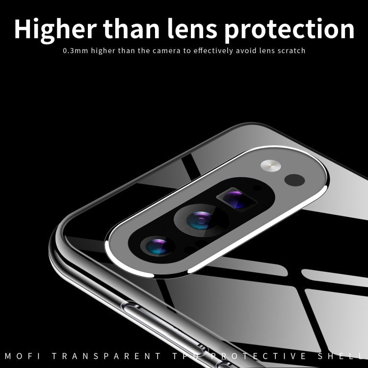 For Google Pixel 9 MOFI Ming Series Ultra-thin TPU Phone Case(Transparent)