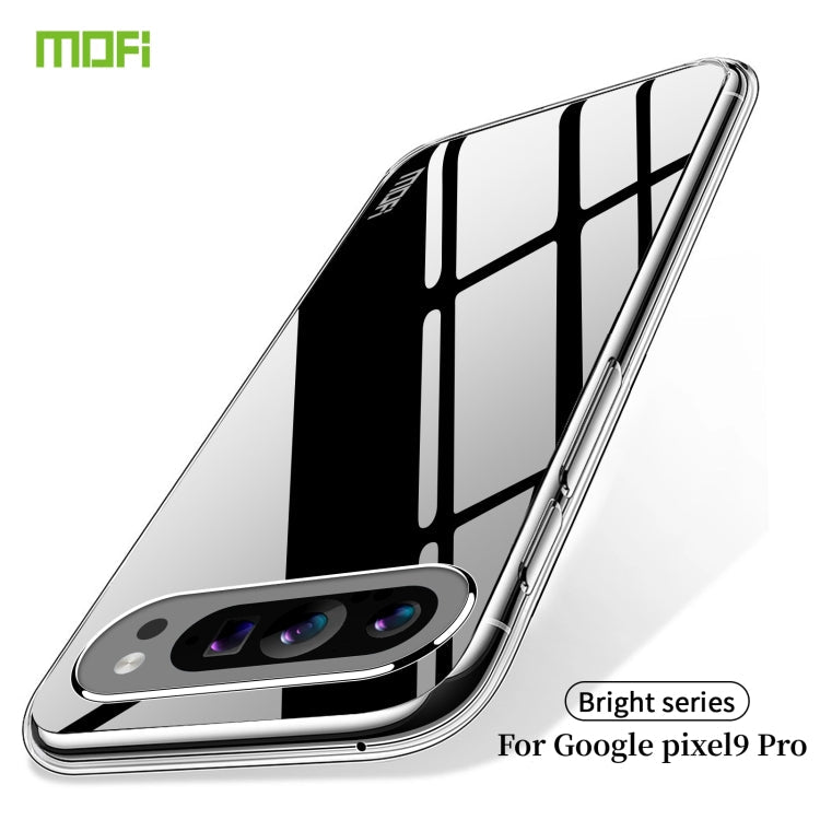 For Google Pixel 9 Pro MOFI Ming Series Ultra-thin TPU Phone Case(Transparent)