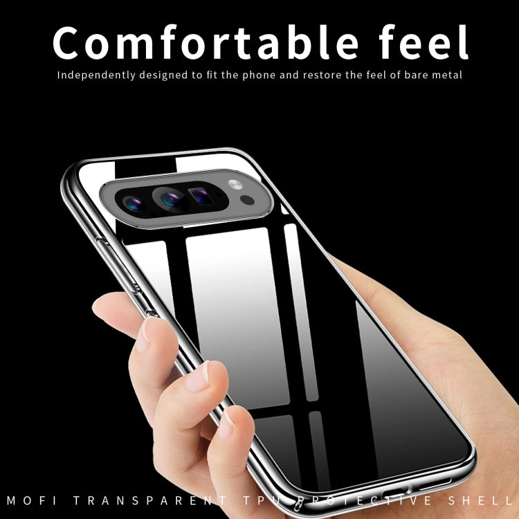 For Google Pixel 9 Pro MOFI Ming Series Ultra-thin TPU Phone Case(Transparent)