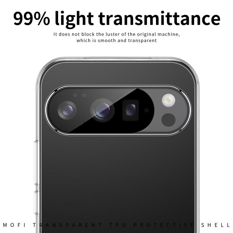 For Google Pixel 10 Pro XL MOFI Ming Series Ultra-thin TPU Phone Case(Transparent)