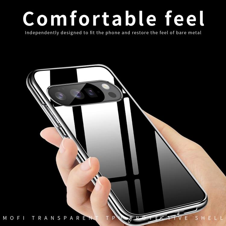 For Google Pixel 10 Pro XL MOFI Ming Series Ultra-thin TPU Phone Case(Transparent)