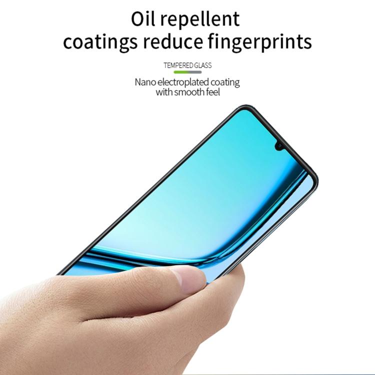 For Realme Note 50 MOFI 9H 2.5D Full Screen Tempered Glass Film(Black)
