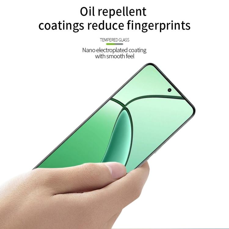 For Realme P1 / C65 MOFI 9H 2.5D Full Screen Tempered Glass Film(Black)