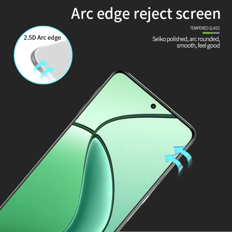 For Realme 12x / Narzo 70x MOFI 9H 2.5D Full Screen Tempered Glass Film(Black)