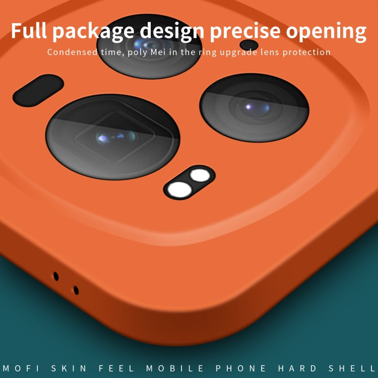 For Honor Magic6 Pro MOFI Qin Series Skin Feel All-inclusive PC Phone Case(Orange)