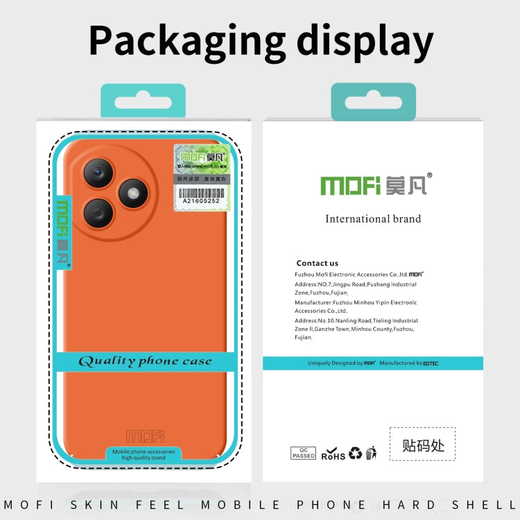 For Honor X50i Pro MOFI Qin Series Skin Feel All-inclusive PC Phone Case(Blue)