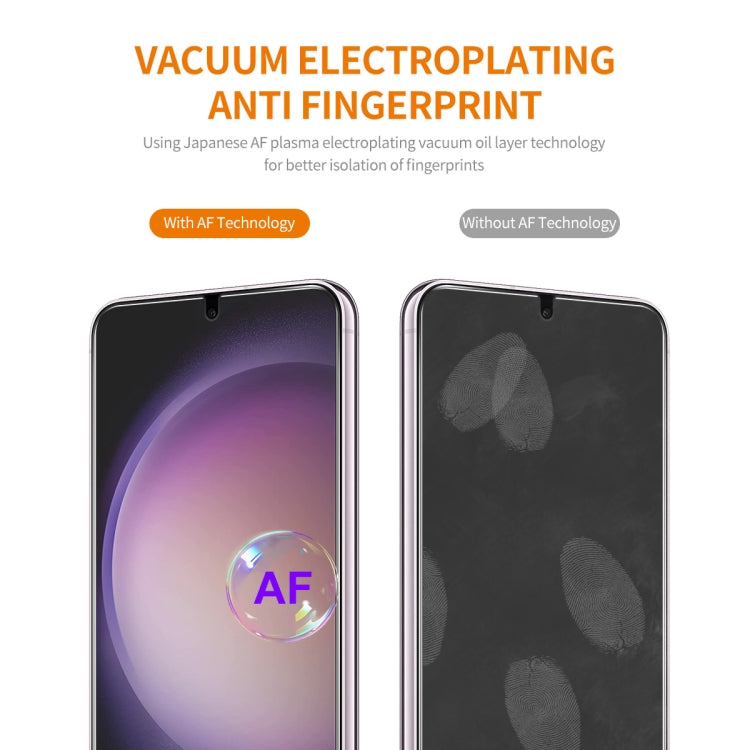 For Samsung Galaxy S24+ / S25+ 5G ENKAY 0.18mm High Aluminum-silicon Tempered Glass Film, Support Ultrasonic Fingerprint Unclock