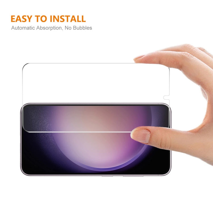 For Samsung Galaxy S24+ / S25+ 5G ENKAY 0.18mm High Aluminum-silicon Tempered Glass Film, Support Ultrasonic Fingerprint Unclock