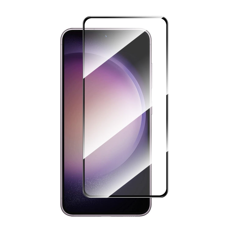 For Samsung Galaxy S25 / S24 5G ENKAY Hat-Prince 0.18mm High Aluminum-silicon Tempered Glass Film, Support Ultrasonic Fingerprint Unclock