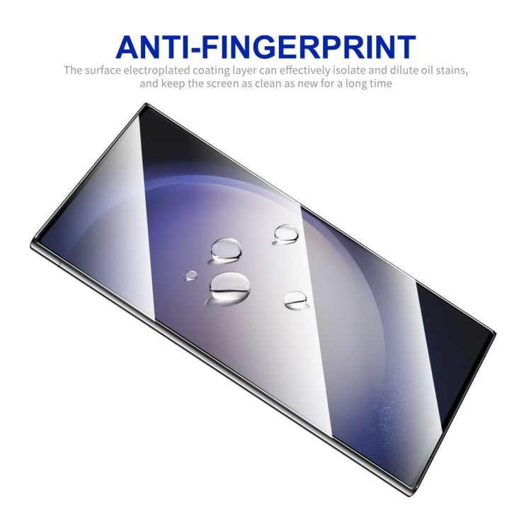 For Samsung Galaxy S24 Ultra 5G ENKAY Hat-Prince 0.18mm High Aluminum-silicon Tempered Glass Film, Support Ultrasonic Fingerprint Unclock
