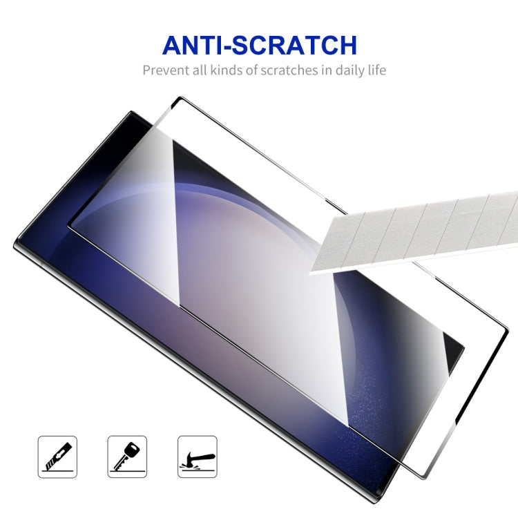 For Samsung Galaxy S24 Ultra 5G 5pcs ENKAY Hat-Prince 0.18mm High Aluminum-silicon Tempered Glass Film, Support Ultrasonic Fingerprint Unclock