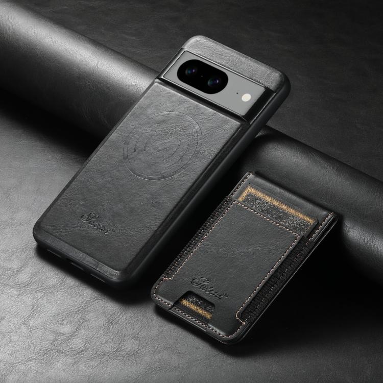 For Google Pixel 10 Suteni H17 Oil Eax Leather Detachable Wallet Phone Case(Black)