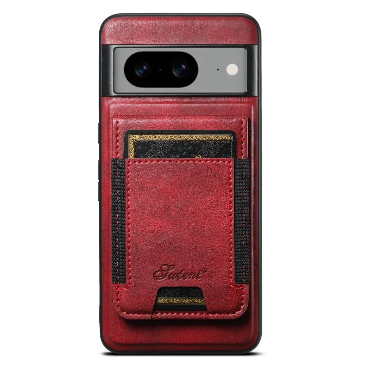 For Google Pixel 10 Suteni H17 Oil Eax Leather Detachable Wallet Phone Case(Red)