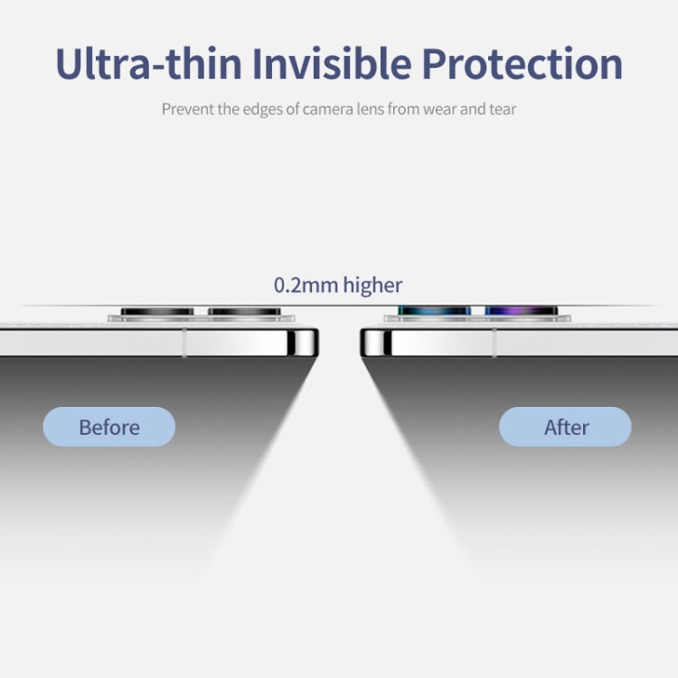 For Honor 100 ENKAY Hat-Prince Full Coverage 9H Rear Camera Lens Tempered Glass Film