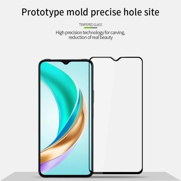 For Honor X6b MOFI 9H 2.5D Full Screen Tempered Glass Film(Black)