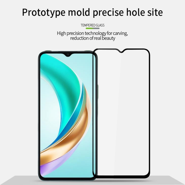 For Honor X6b PINWUYO 9H 2.5D Full Screen Tempered Glass Film(Black)