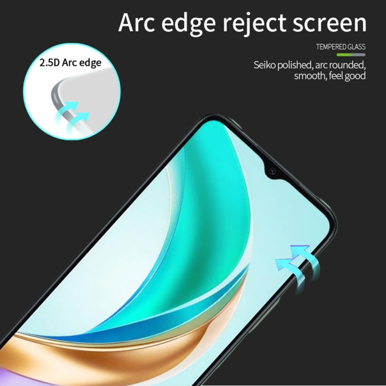 For Honor X6b PINWUYO 9H 2.5D Full Screen Tempered Glass Film(Black)