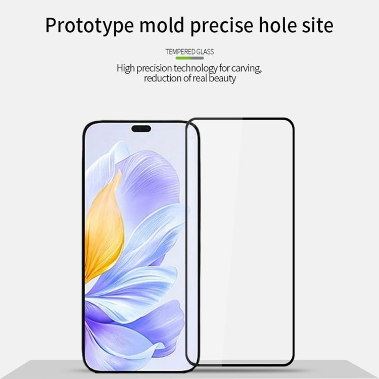For Honor X60i PINWUYO 9H 2.5D Full Screen Tempered Glass Film(Black)