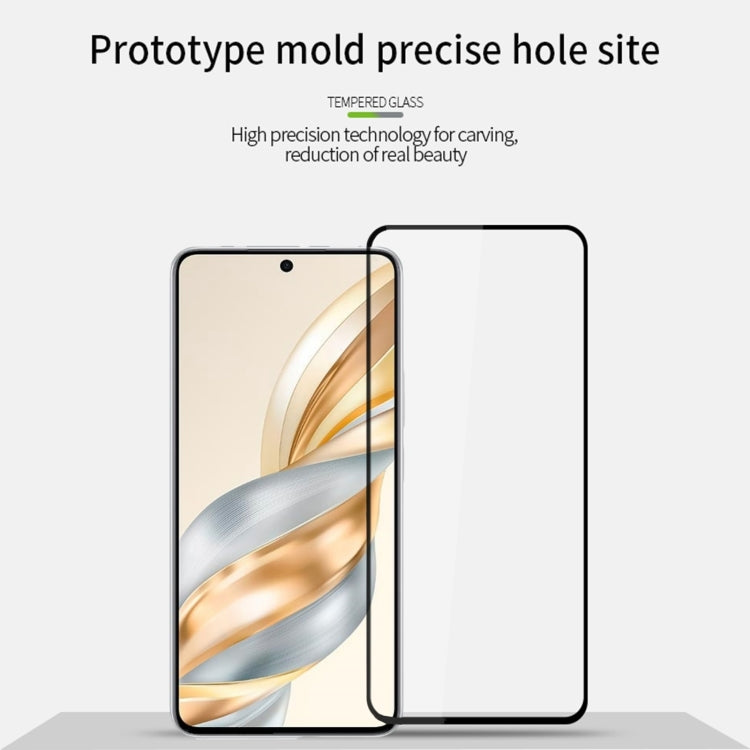 For Honor X60 PINWUYO 9H 2.5D Full Screen Tempered Glass Film(Black)