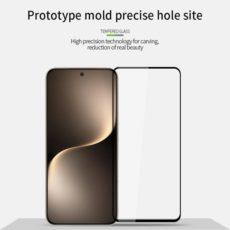 For Honor Magic7 PINWUYO 9H 2.5D Full Screen Tempered Glass Film(Black)