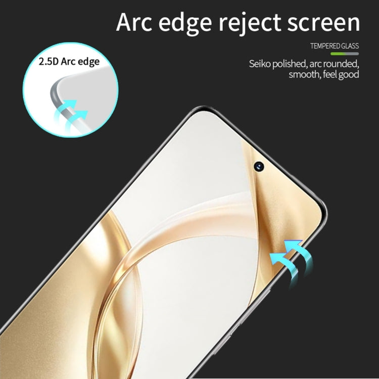 For Honor 300 PINWUYO 9H 2.5D Full Screen Tempered Glass Film(Black)
