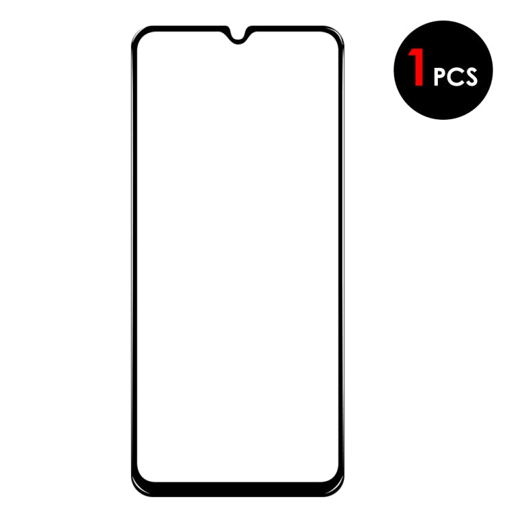 For Samsung Galaxy A33 5G NORTHJO A++ Screen Protector Full Glue Silk Printing Tempered Glass Film(Black)