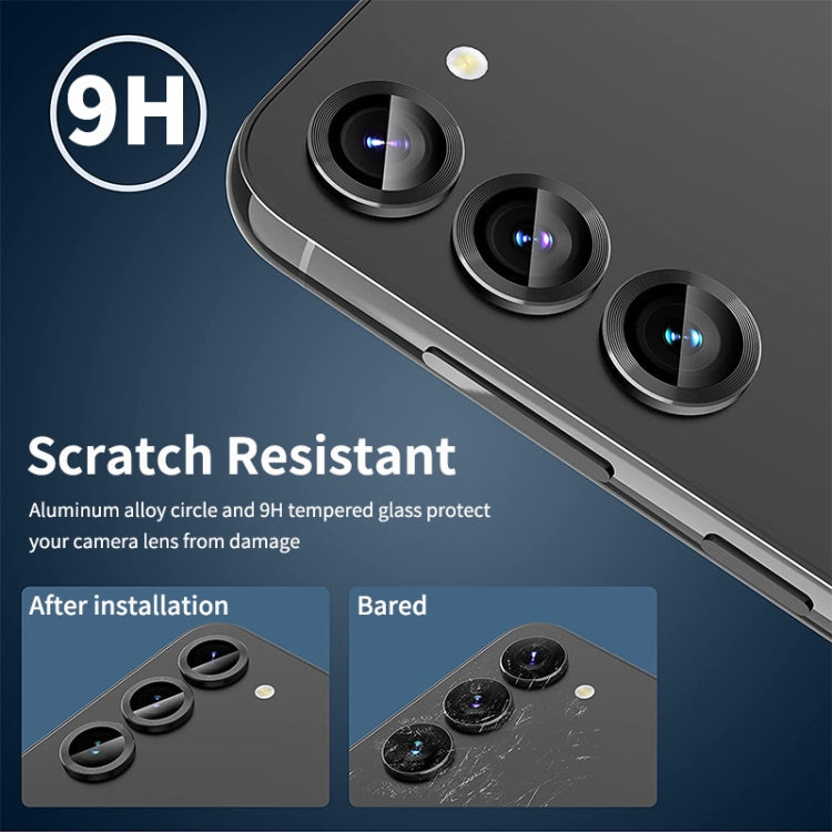 For Samsung Galaxy A35 ENKAY Hat-Prince 9H Rear Camera Lens Aluminium Alloy Tempered Glass Film(Golden)