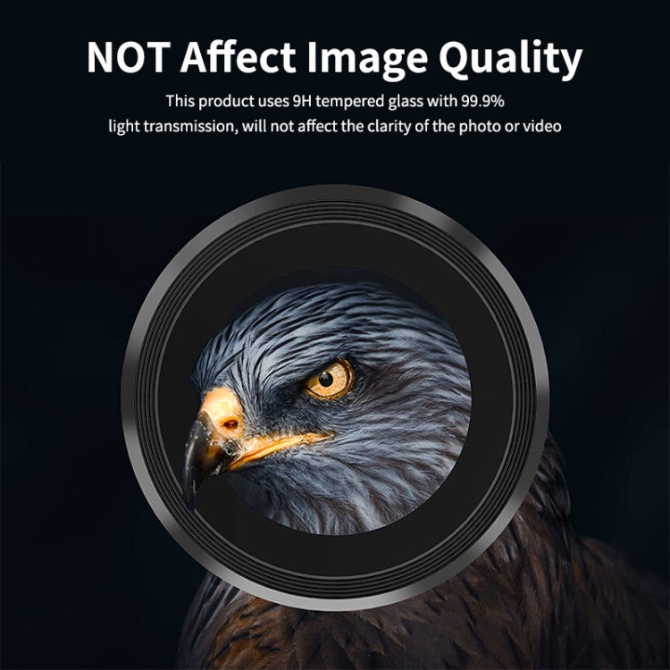 For Samsung Galaxy A35 ENKAY Hat-Prince 9H Rear Camera Lens Aluminium Alloy Tempered Glass Film(Colorful)
