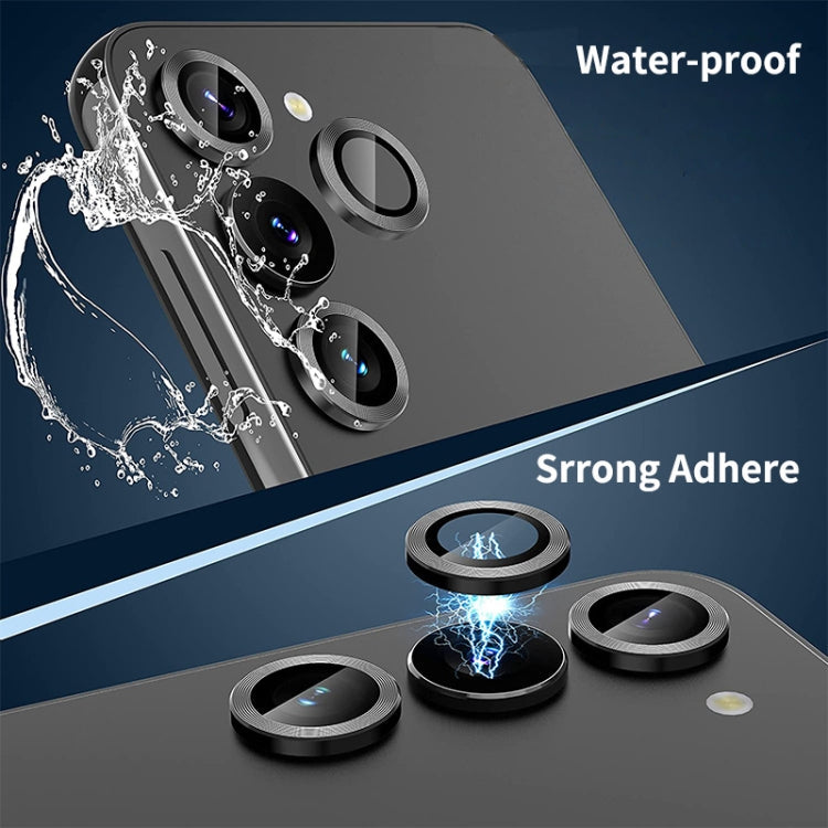 For Samsung Galaxy A55 ENKAY Hat-Prince 9H Rear Camera Lens Aluminium Alloy Tempered Glass Film(Golden)