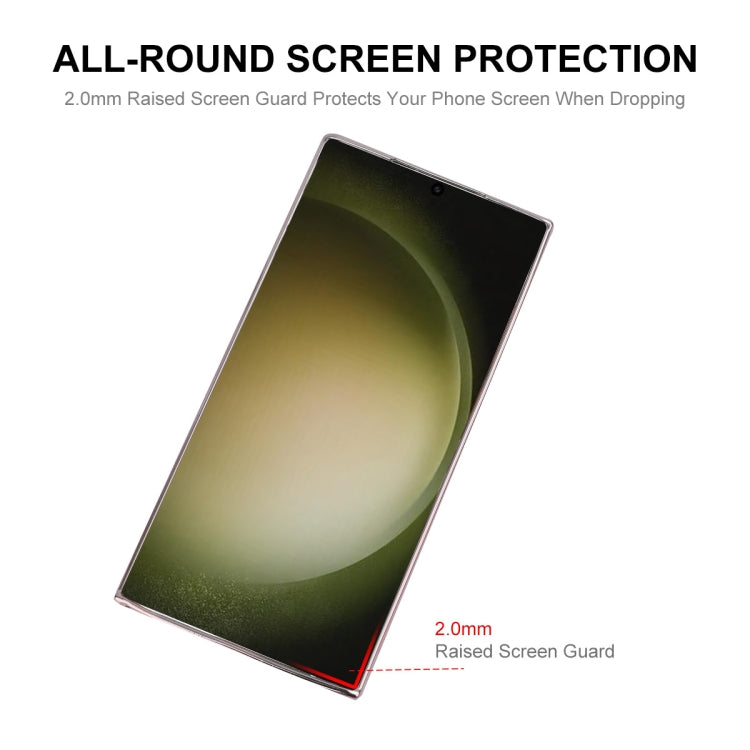 For Samsung Galaxy S24 Ultra 5G ENKAY Hat-Prince Magnetic Glitter Plated TPU Phone Case with Lens Film(Blue)